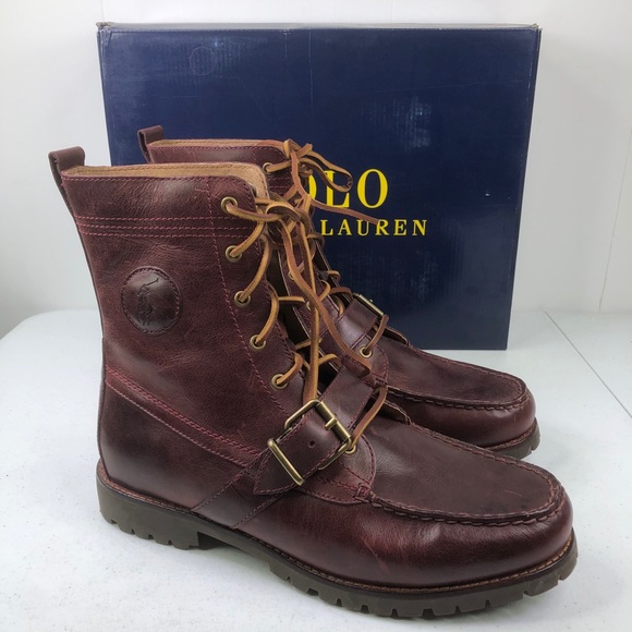 polo lace up boots